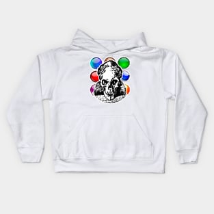 horrible skull Kids Hoodie